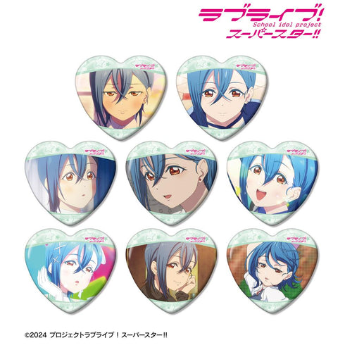 『ラブライブ!スーパースター!!』トレーディング 若菜四季オンリー 場面写ハート型缶バッジ(単位/BOX)